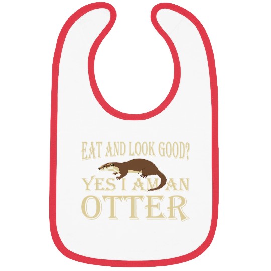 Otter Pet Otters Sea Otter Animal River Otter Outdoors Nature Bibs