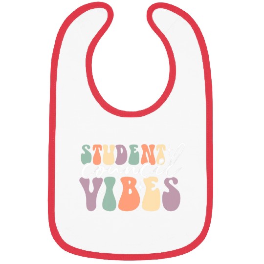 Groovy Student Council Vibes School Student Teacher Bibs
