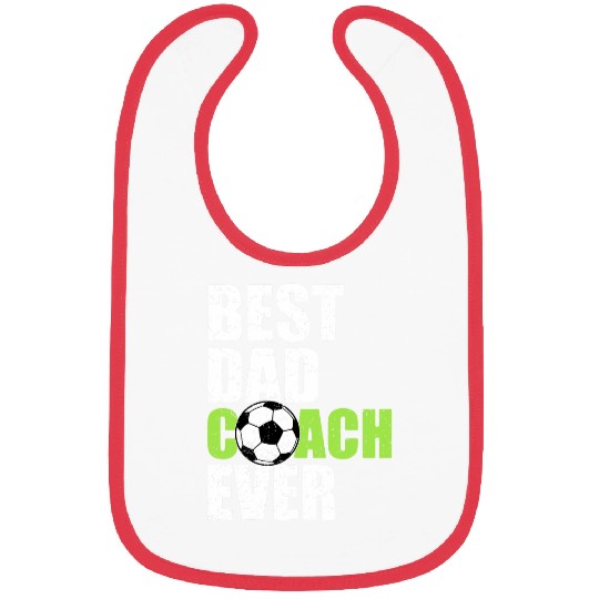 bests Dad Coachs Ever Soccer Father Daddy Papa Soccer Coach Bibs