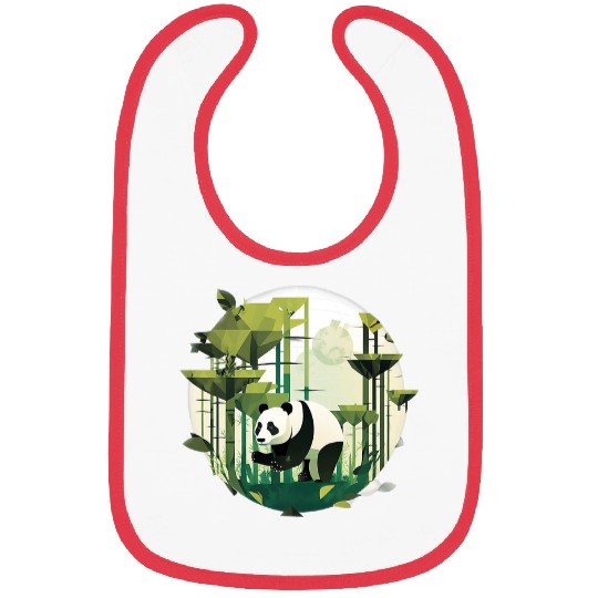 Panda Pet Empathy Kawaii and Caring in Chinese Forest Bibs