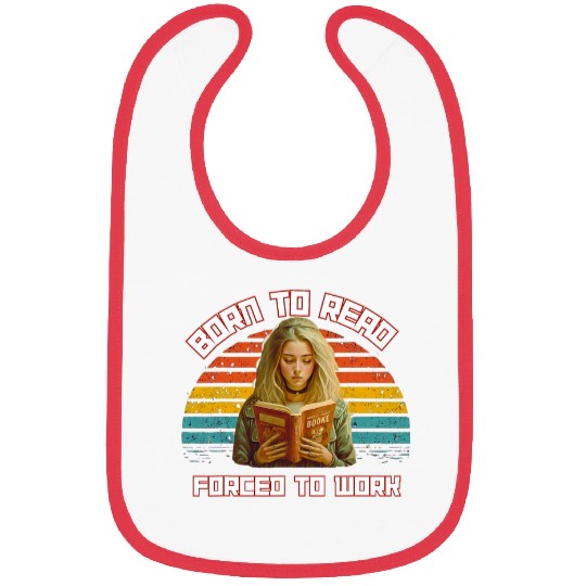Book Fun Reader Lover vintages Rainbow Reading Apparel Read Bibs