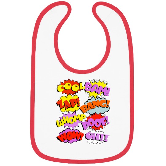 Book Fun Comic Books For Men Comics Women Kids Comic Bibs