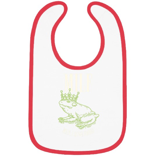 Frog Pet Man I Love Frogs Green Tree Frog Toad Nature Lover Funny Bibs