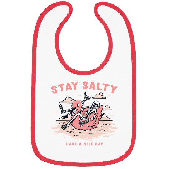 Flamingo Pet Stay Salty Bibs