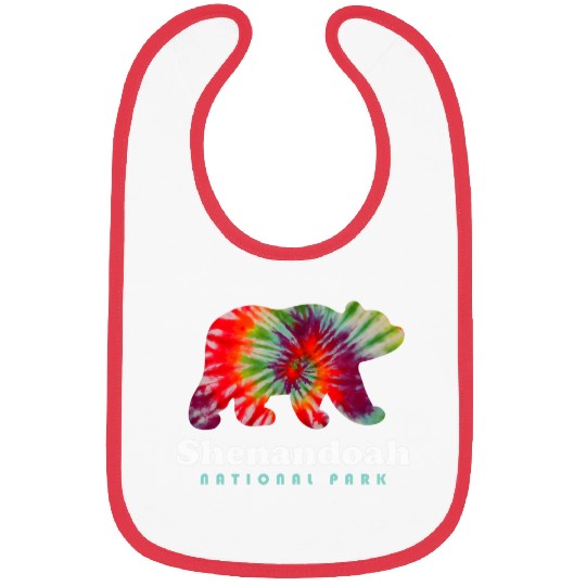 Bear Pet Shenandoah National Park Bear Shenandoah Valley Tie Dye Bibs