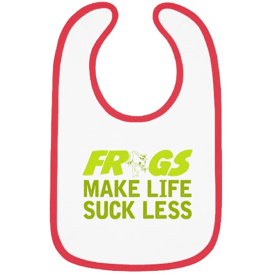 Frog Pet Make Life Suck Less Frog Toad Joke Bibs