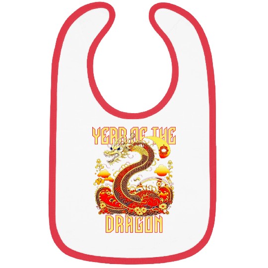 Dragon Pet Lunar New Year 3 Bibs
