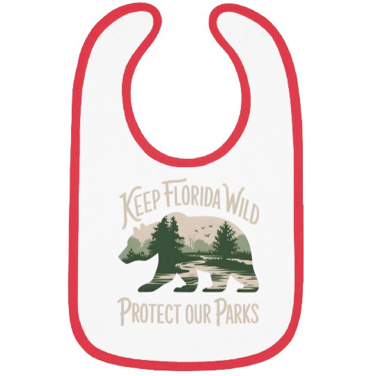 Bear Pet Keep Florida Wild Protect Our Parks bear Bibs