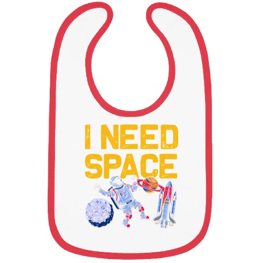 Astronaut Job I Need Space Funny Astronomy Lovers Bibs