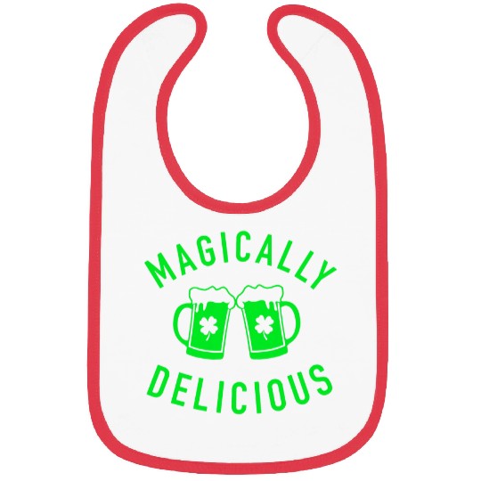 Beer Fun Magically Delicious Funny St Patrick Day Drinking Beer Bibs