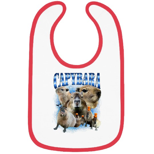 capybaras Pet Bootleg Rap Edit Design capybaras Lovers Bibs