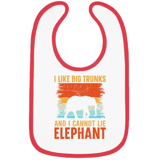 Elephant Pet I Like Big Trunks And I Cannot Lie Elephant Bibs