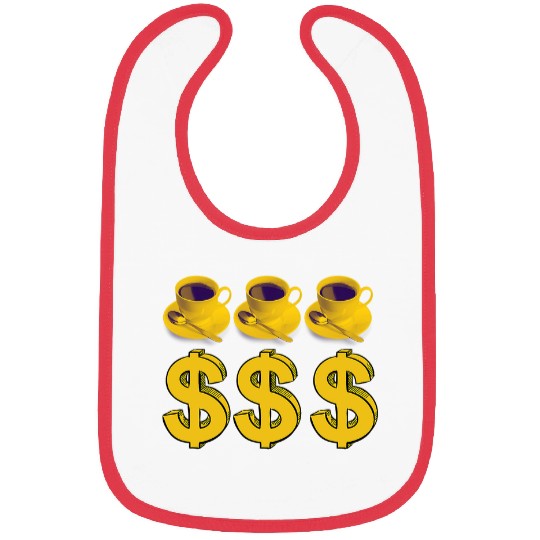 Coffee Fun Capitalism American Investor Bibs