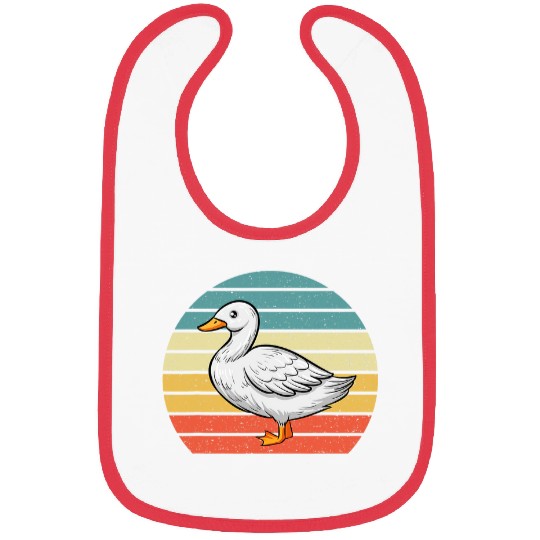 Duck Pet Retro Funny Water Ducklings Bibs