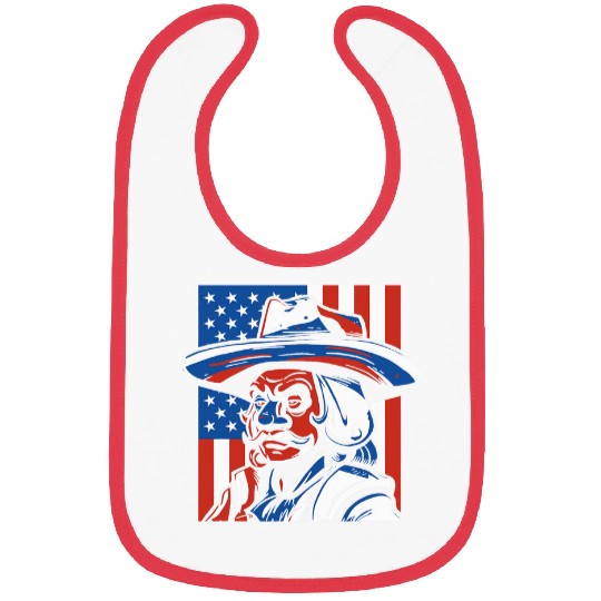 1492 Flag Us Christopher Columbus Day Bibs