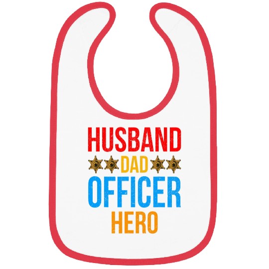 Police Job Law Enforcement Correctional Officer Dad 1 Bibs