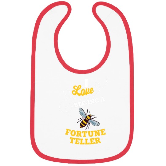 I Love BeeIng A Fortune Teller Honey Bee Job Profession Bibs