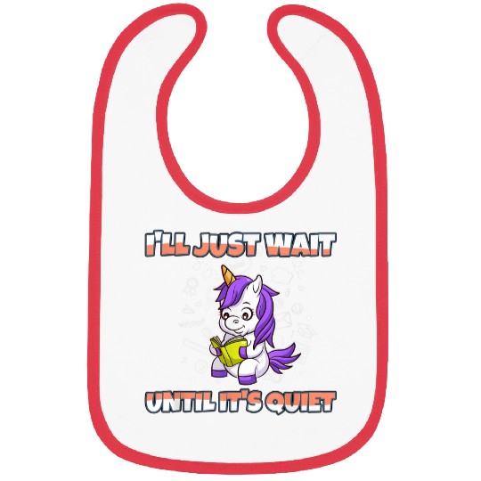 Ill Just Wait Until Its Quiet Funny Elementary Teacher 7 Bibs