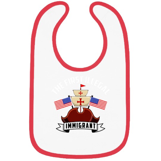 1492 Christopher Columbus Day 4 Bibs