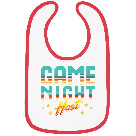 Game Night Host Family Board Game and Trivia Night Bibs
