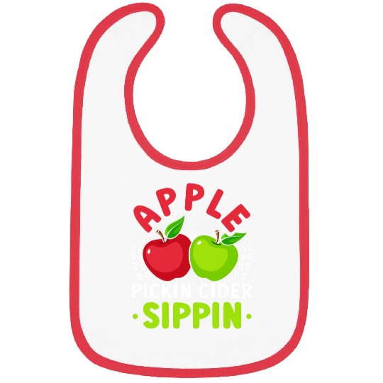 Apple Picking Apple Season In Fall Autumn Apple Cider Bibs