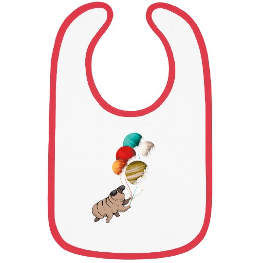 Bear Pet Tardigrade Planets Solar Microbiology Water Bear 2 Bibs