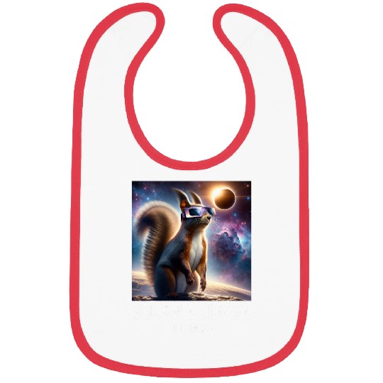 Squirrel Pet Totality Solar Eclipse 040824 Squirrel Astronomy Lovers Bibs