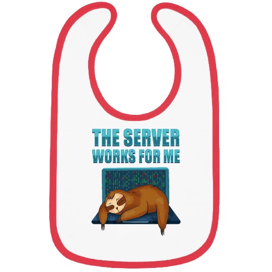 Sloth Pet Coder Developer Coding Software Engineer Sloth Programmer Bibs