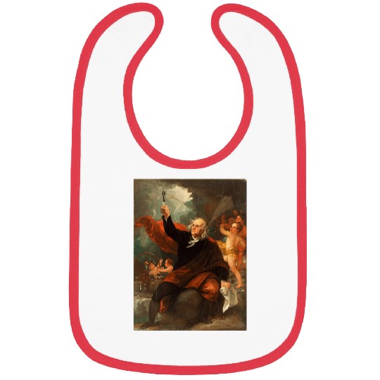 Benjamin Franklin Drawing Electricity from the Sky Ben Art Bibs