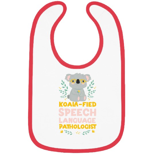 Koala Pet Speech Therapist Therapy Assistant SLP Koala KoalaFied Bibs