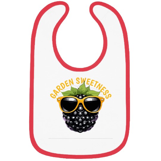 Garden Sweetness Cute Blackberry Bibs