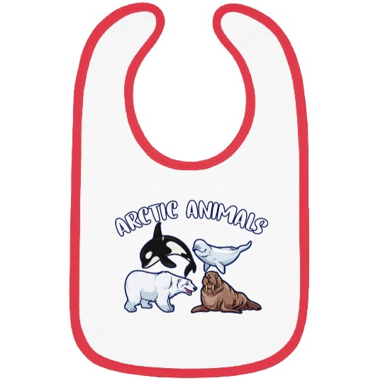 Bear Pet Walrus Polar Bear Dolphin Orcas Save the Arctic Animals Bibs