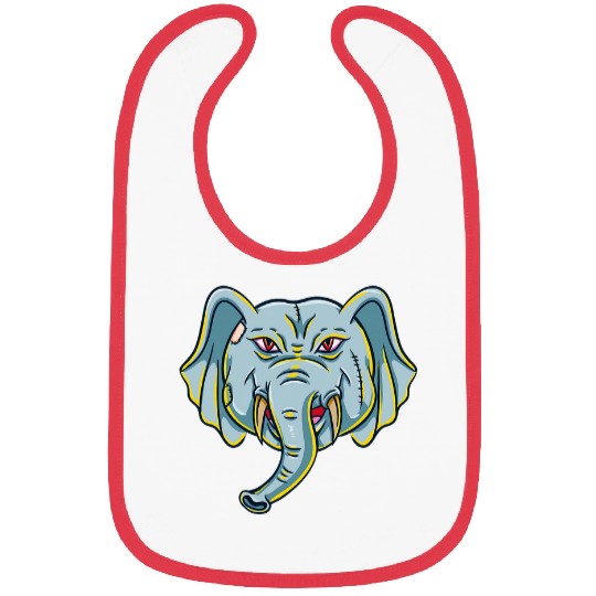 Elephant Pet Face Halloween Elephant Costume Bibs