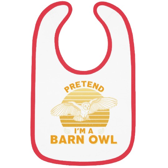 Barn owl flying breeding birding naturalist ornithology Bibs