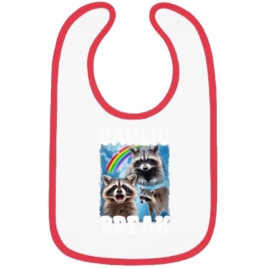Raccoon Pet Garlic Bread Raccoon Bibs