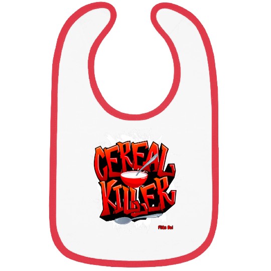Flite Boi Funny Cereal Destroyer Graffiti Graphic Bibs