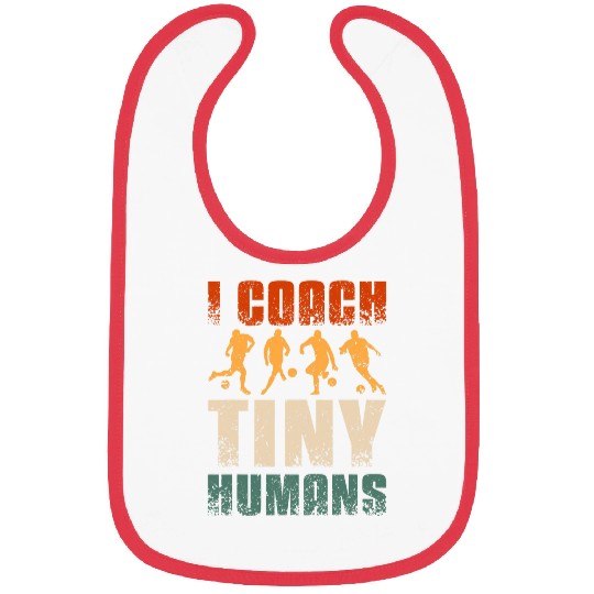 I Coachs tiny humans Soccer coach Bibs