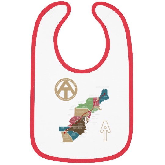 appalachian trail hiking map Bibs