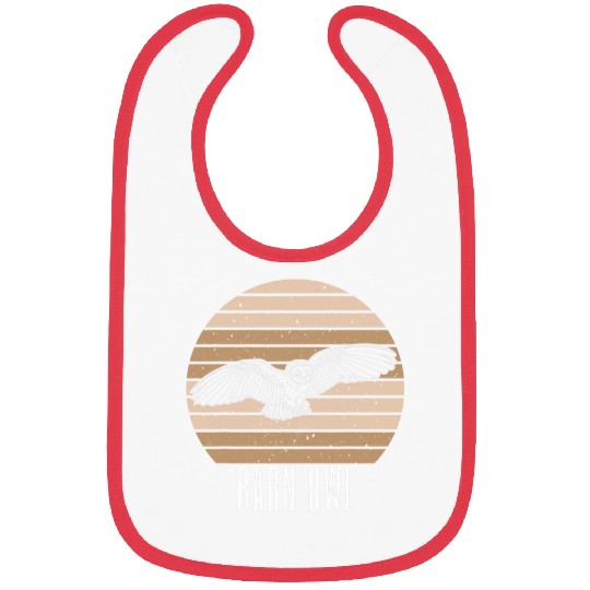 Barn owl flying breeding birding naturalist ornithology Bibs