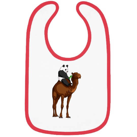 Panda Pet Hump Day Panda Riding a Camel Bibs