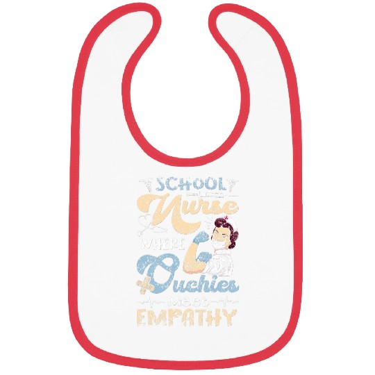 nurses Job School nurses Where Ouchies Meet Empathy Job Nursing School Bibs