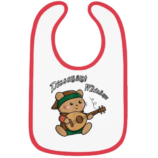 Bear Pet Dissonant Whiskers Bard Video Gamer Teddy Bear Cat Bibs