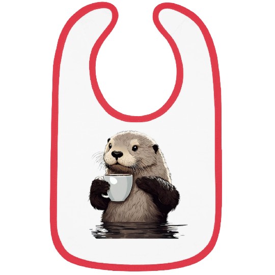 Coffee Fun Sea Otter Coffee Mug Bibs