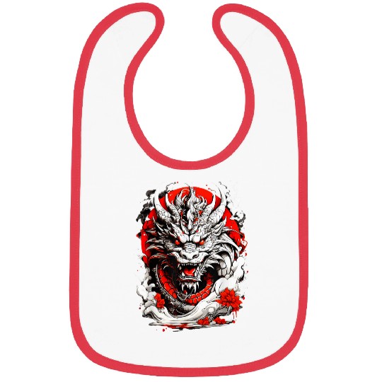 Dragon Pet Japanese Dragon 1 Bibs