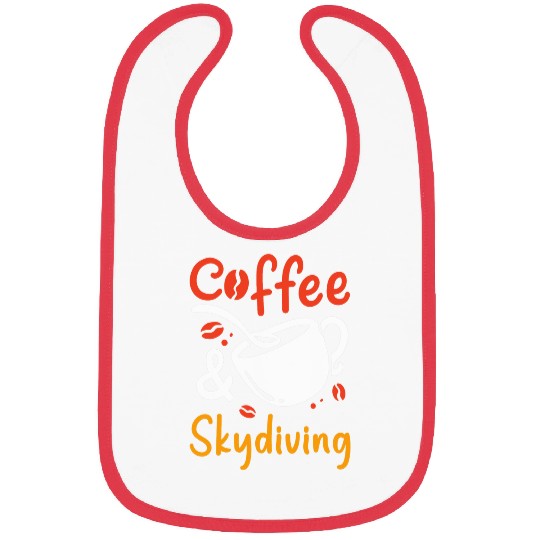 Coffee Fun And Skydiving Coffee drinker Skydiver Bibs