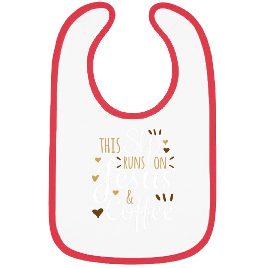 Coffee Fun Jesus Coffee SLP Gift Funny Speech Language Pathologist Bibs