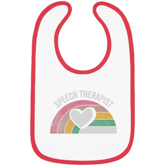 Retro vintages Speech Therapis Speech Pathology Gift Bibs