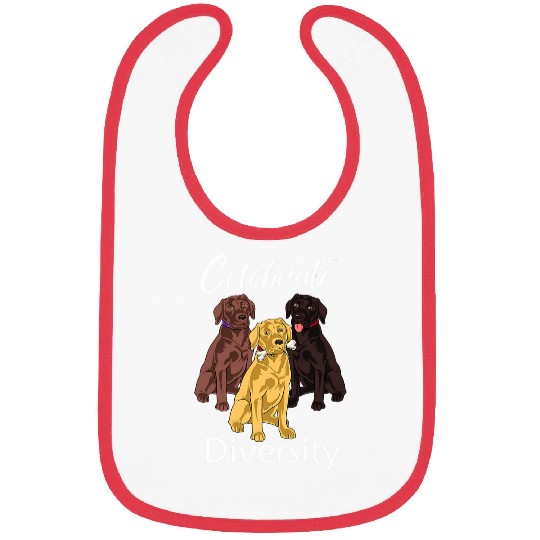 Labrador Retriever Diversity Gift Yellow Lab Gift Bibs