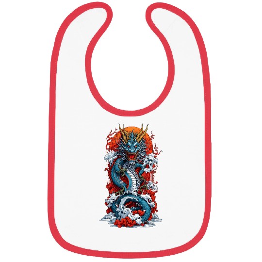 Dragon Pet Japanese Dragon Legend Bibs