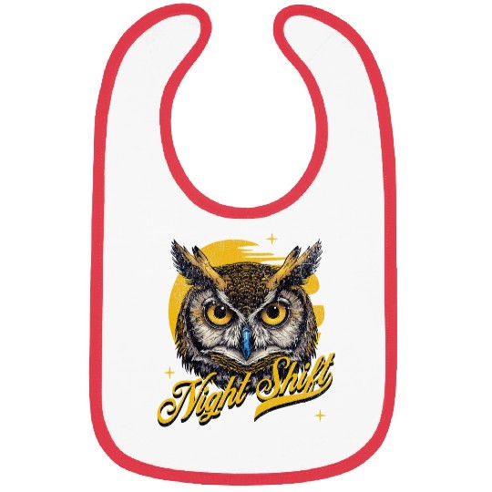 Owl Pet Night Shift Owl Bibs